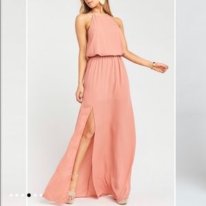 Show me your Mumu hot pink maxi dress